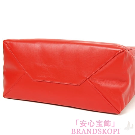 セリーヌ/CELINE/ レザー トートバッグ/CABAS /レッド 16611-3dbt-27ed