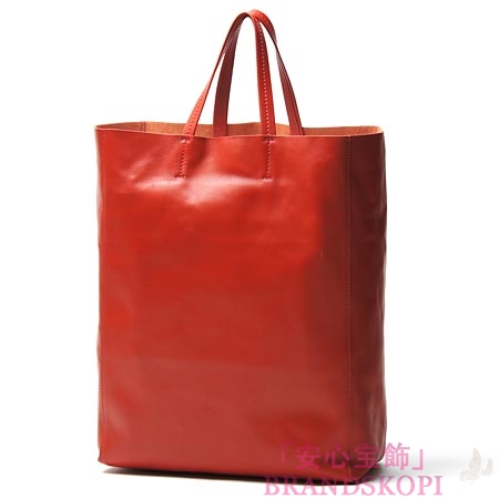 セリーヌ/CELINE/ レザー トートバッグ/CABAS /レッド 16440-3dbt-27lk