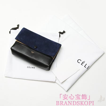 セリーヌ/CELINE/ ショルダーバッグ/ALL SOFT /Navy blue 17218-3pib-070c
