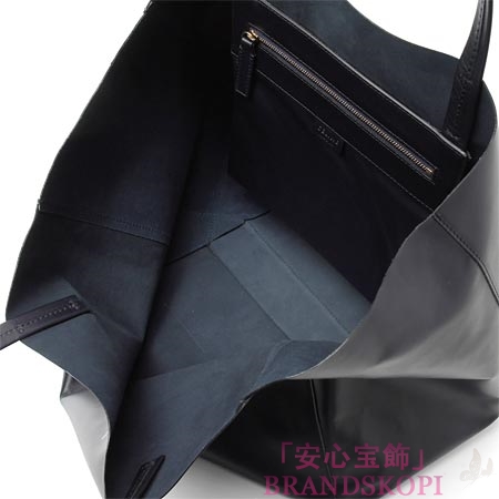 セリーヌ/CELINE/ レザートートバッグ/CABAS /ネイビー16611-3dbt-31nv