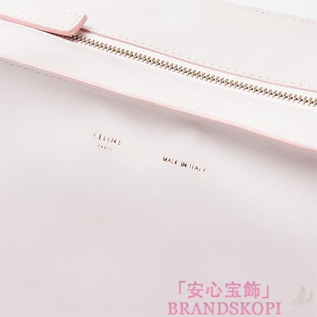 セリーヌ/CELINE/ レザートートバッグ/SMALL HORIZONTAL CABAS /ライトローズピンク16924-3dbt-23lr