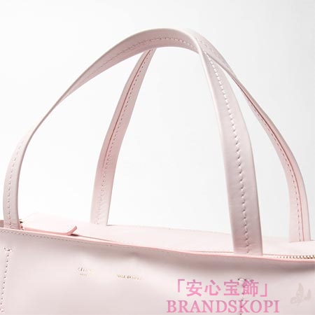 セリーヌ/CELINE/ レザートートバッグ/SMALL HORIZONTAL CABAS /ライトローズピンク16924-3dbt-23lr