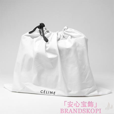 セリーヌ/CELINE/ レザー トートバッグ/CABAS カバ /オフホワイト×ウィローグリーン16926-3ebt-010w