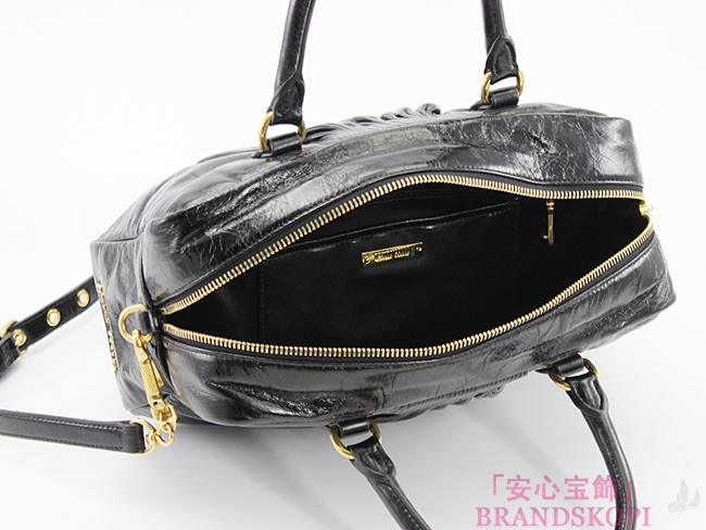 ミュウミュウ(miumiu) - RL0048VI LUX NERO 23 バッグ