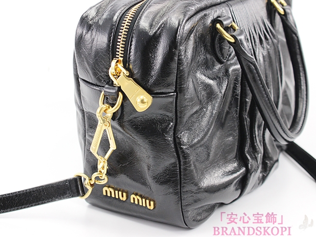 ミュウミュウ(miumiu) - RL0048VI LUX NERO 23 バッグ