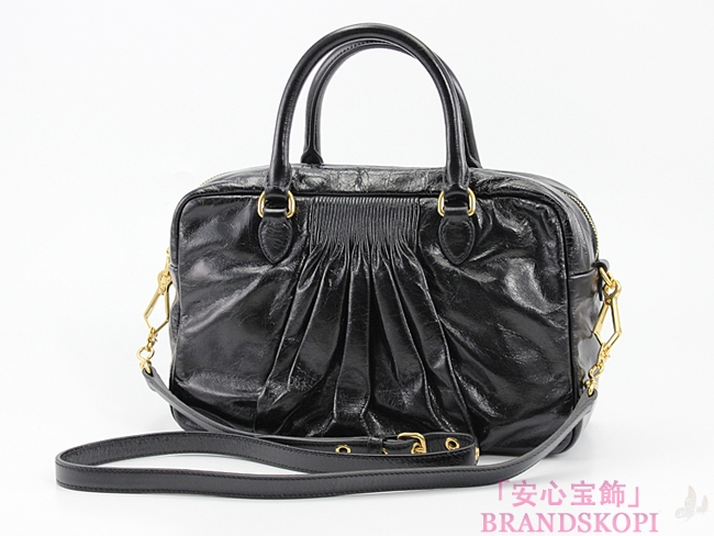 ミュウミュウ(miumiu) - RL0048VI LUX NERO 23 バッグ