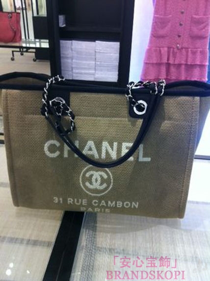 シャネル スーパーコピー 2012年春夏新作 DEAUVILLE 2WAYキャンバストートバッグ A66939 A66940 A66941 A66942