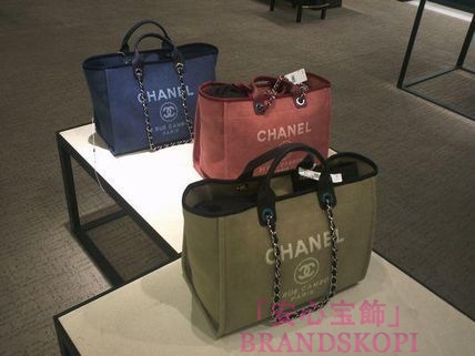 シャネル スーパーコピー 2012年春夏新作 DEAUVILLE 2WAYキャンバストートバッグ A66939 A66940 A66941 A66942