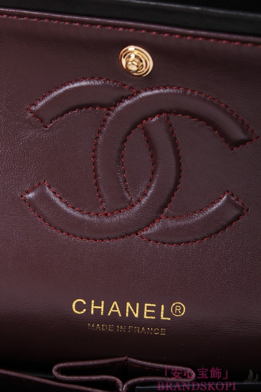 シャネル CHANEL マトラッセライン ラムスキン ショルダーバッグ ブラック A1112/A1113