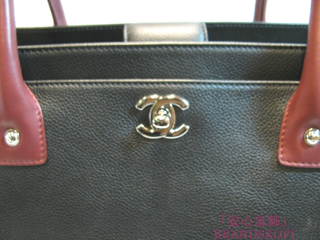 CHANEL（シャネル）トートバッグ/ブラック/レザー/キャビアスキン(金具:シルバー)A67288