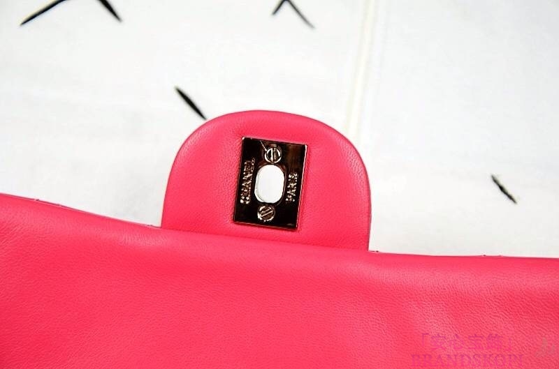 シャネル CHANEL マトラッセライン ラムスキン ショルダーバッグ チェリーピンク A1112