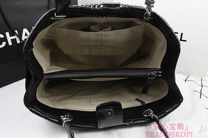 シャネル CHANEL/カーフ/エナメルレザー/ ショルダー トートバッグ A92525 Y07495 97322