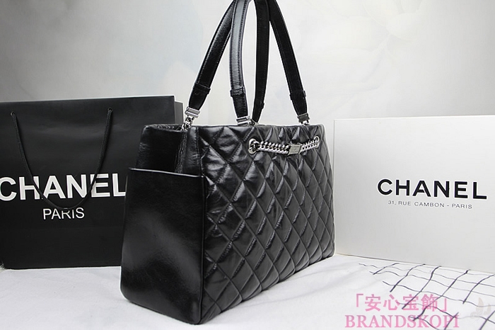 シャネル CHANEL/カーフ/エナメルレザー/ ショルダー トートバッグ A92525 Y07495 97322
