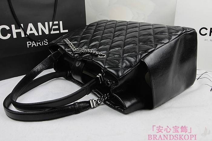 シャネル CHANEL/カーフ/エナメルレザー/ ショルダー トートバッグ A92525 Y07495 97322