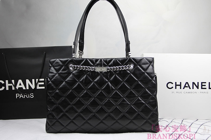 シャネル CHANEL/カーフ/エナメルレザー/ ショルダー トートバッグ A92525 Y07495 97322