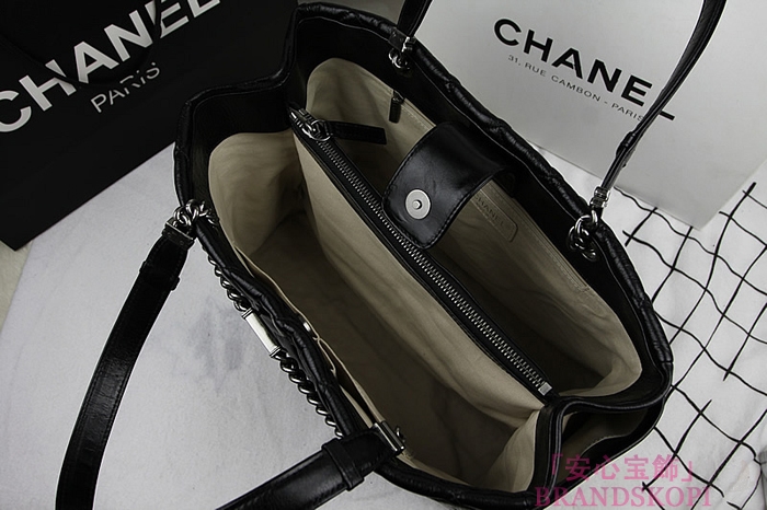 シャネル CHANEL/カーフ/エナメルレザー/ ショルダー トートバッグ A92525 Y07495 97322