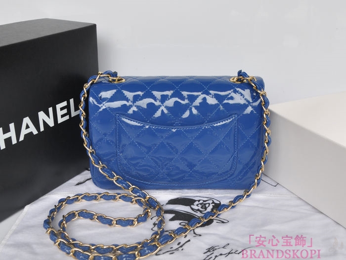 シャネル CHANEL マトラッセライン エナメル ショルダーバッグ ブリュエッテ A1116-8