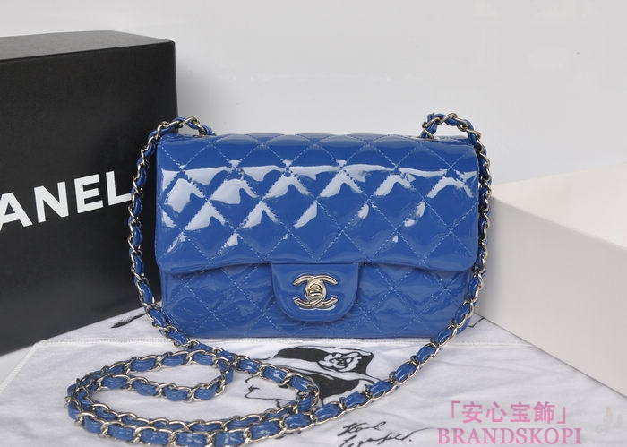 シャネル CHANEL マトラッセライン エナメル ショルダーバッグ ブリュエッテ A1116-8