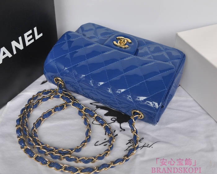 シャネル CHANEL マトラッセライン エナメル ショルダーバッグ ブリュエッテ A1116-8