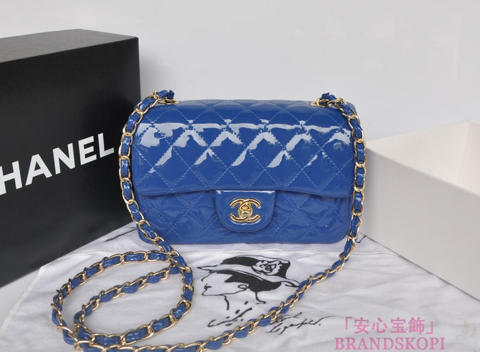 シャネル CHANEL マトラッセライン エナメル ショルダーバッグ ブリュエッテ A1116-8