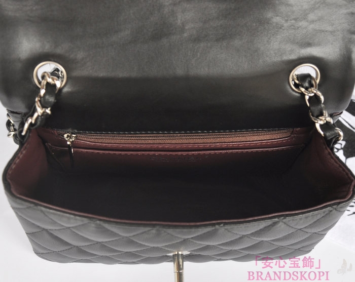 シャネル CHANEL マトラッセライン ラムスキン ショルダーバッグ ブラック A1116