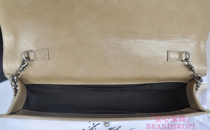 シャネル CHANEL ラムスキン ショルダーバッグ ビソーネ A66381-1