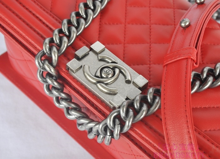 シャネル チェーンショルダーバッグ ボーイシャネル マトラッセ ココマーク A90191-4 CHANEL バッグ