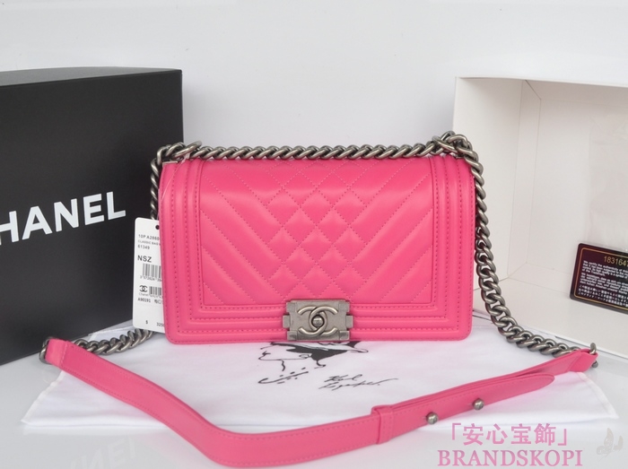 シャネル チェーンショルダーバッグ ボーイシャネル マトラッセ ココマーク A90191-3 CHANEL バッグ