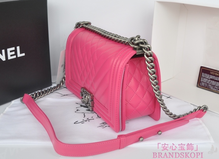 シャネル チェーンショルダーバッグ ボーイシャネル マトラッセ ココマーク A90191-3 CHANEL バッグ