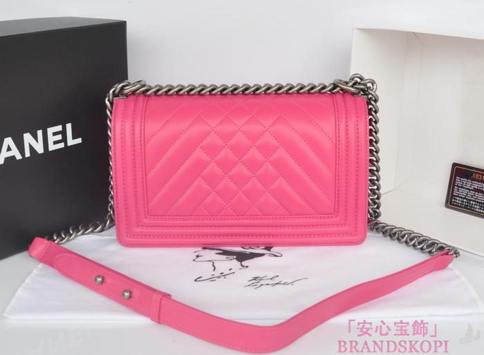 シャネル チェーンショルダーバッグ ボーイシャネル マトラッセ ココマーク A90191-3 CHANEL バッグ