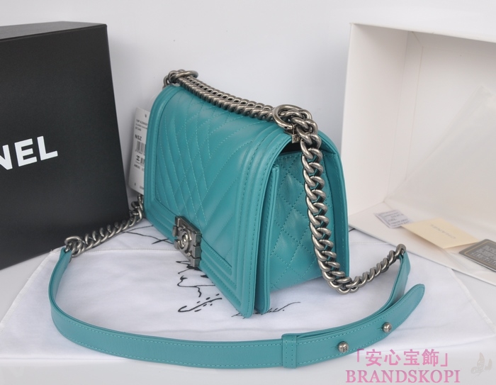シャネル チェーンショルダーバッグ ボーイシャネル マトラッセ ココマーク A90191-2 CHANEL バッグ