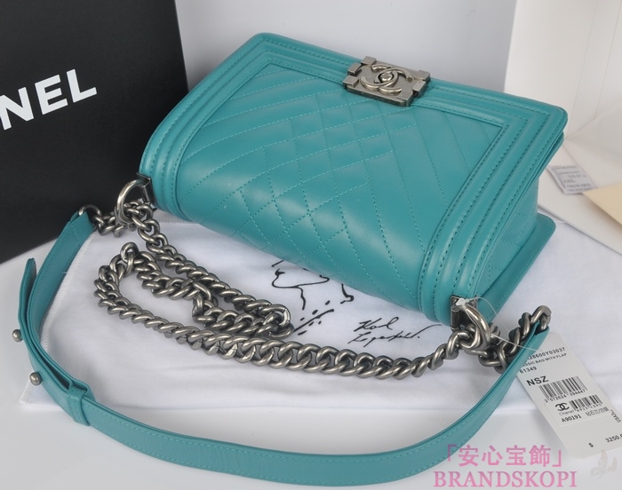 シャネル チェーンショルダーバッグ ボーイシャネル マトラッセ ココマーク A90191-2 CHANEL バッグ