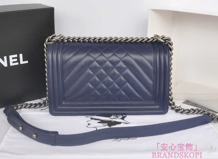 シャネル チェーンショルダーバッグ ボーイシャネル マトラッセ ココマーク A90191-1 CHANEL バッグ