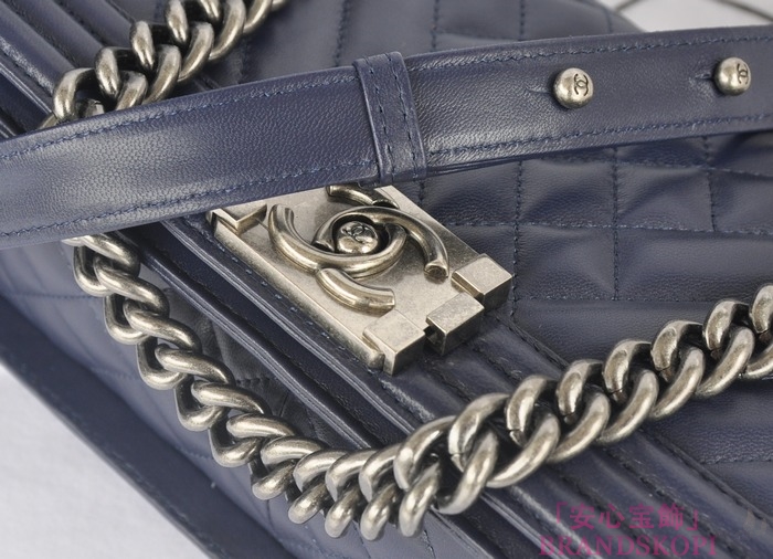 シャネル チェーンショルダーバッグ ボーイシャネル マトラッセ ココマーク A90191-1 CHANEL バッグ