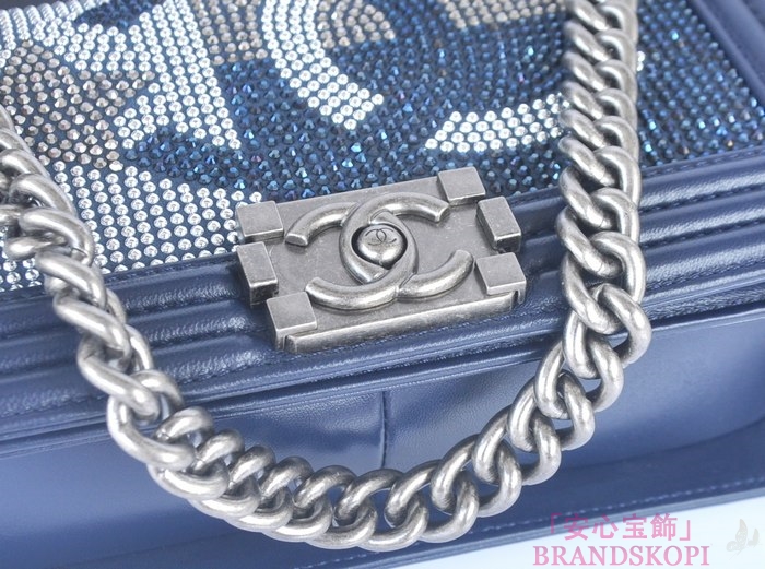CHANEL  シャネル ボーイシャネル　ローズフォンセ ビジューデザイン A67086-12 ヴィンテージ金具