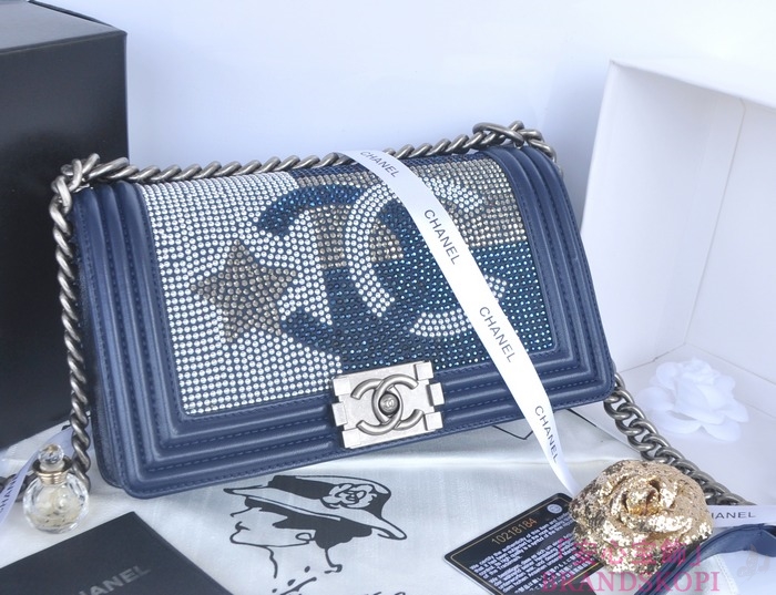 CHANEL  シャネル ボーイシャネル　ローズフォンセ ビジューデザイン A67086-12 ヴィンテージ金具