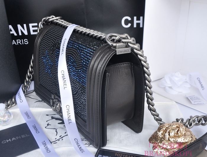 CHANEL  シャネル ボーイシャネル　ローズフォンセ ビジューデザイン A67086-10 ヴィンテージ金具