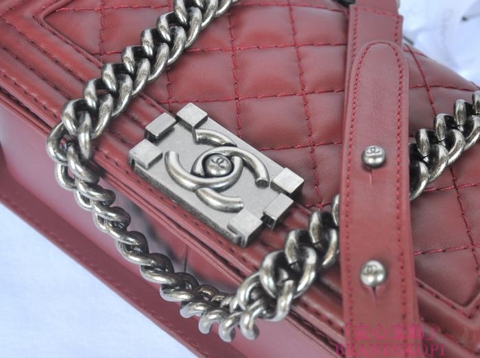 CHANEL　シャネル　ボーイシャネル チェーンショルダーバッグ　マトラッセ　A67086-8 ヴィンテージ金具