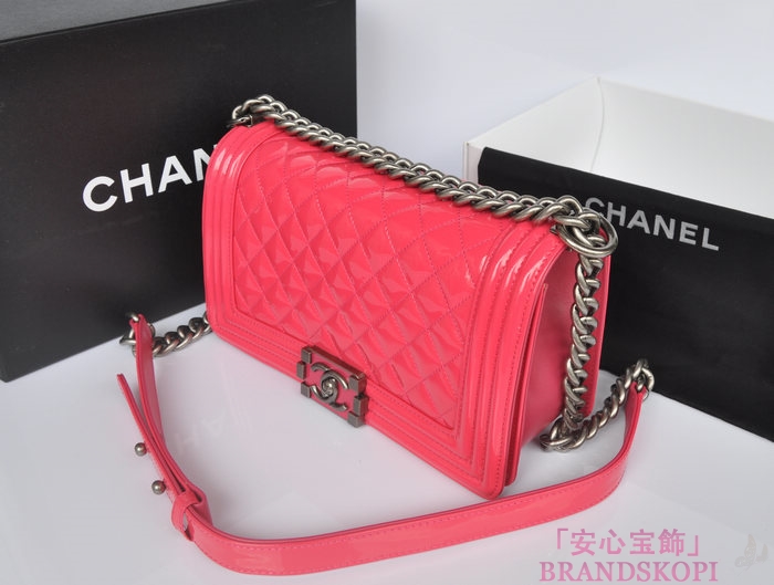 CHANEL  シャネル ボーイシャネル　ローズフォンセ A67086-4 ヴィンテージ金具