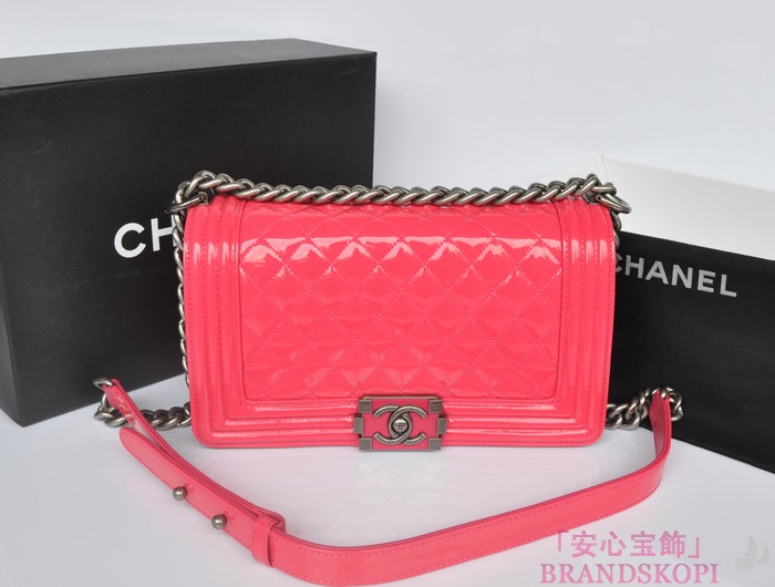 CHANEL  シャネル ボーイシャネル　ローズフォンセ A67086-4 ヴィンテージ金具