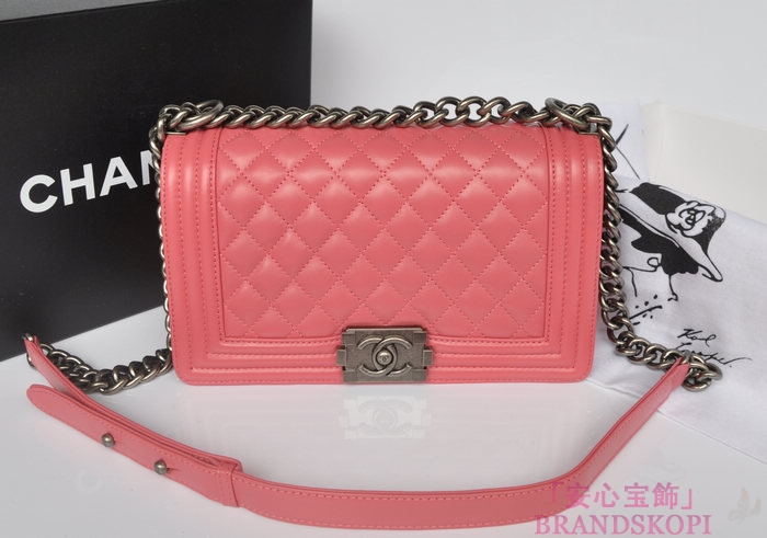 CHANEL  シャネル ボーイシャネル　ローズフォンセ A67086-3 ヴィンテージ金具