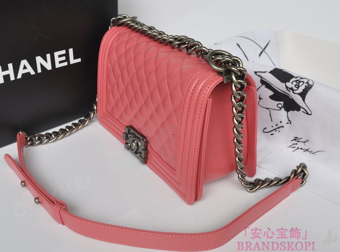 CHANEL  シャネル ボーイシャネル　ローズフォンセ A67086-3 ヴィンテージ金具