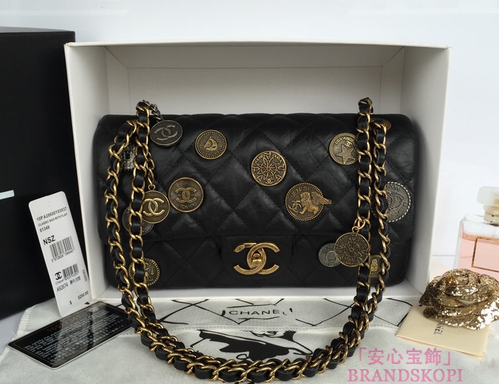 CHANEL シャネル 15Cクルーズライン　カーフスキン ハンドバッグ A92674 Y09405 94305