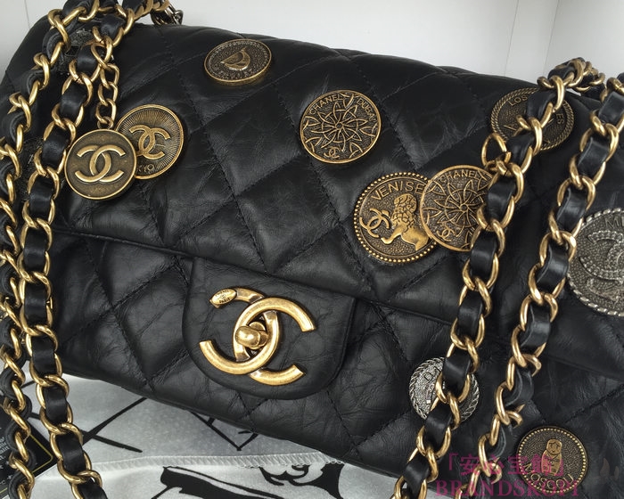 CHANEL シャネル 15Cクルーズライン　カーフスキン ハンドバッグ A92674 Y09405 94305