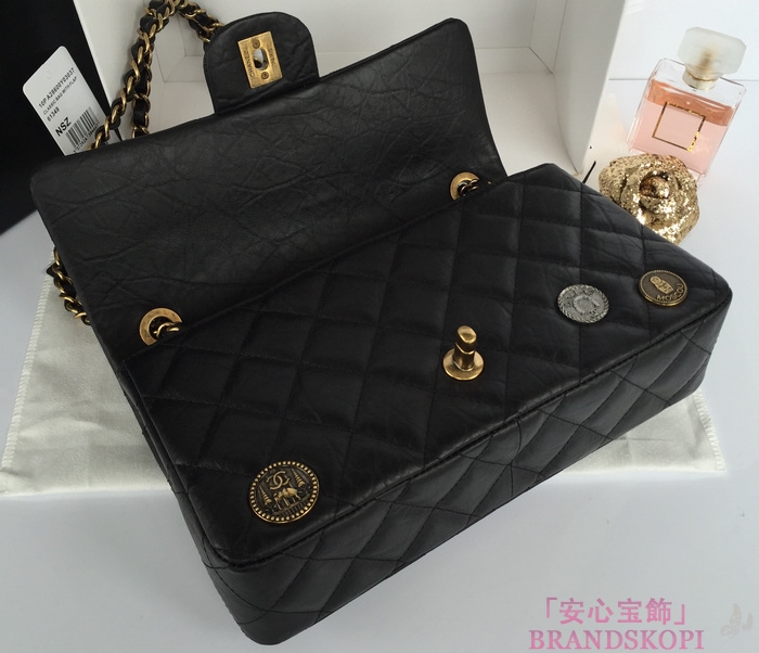 CHANEL シャネル 15Cクルーズライン　カーフスキン ハンドバッグ A92674 Y09405 94305
