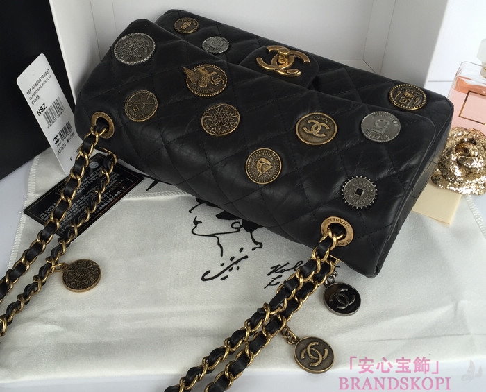 CHANEL シャネル 15Cクルーズライン　カーフスキン ハンドバッグ A92674 Y09405 94305