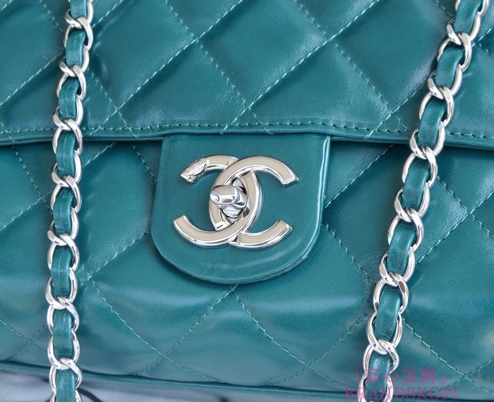シャネル CHANEL  トートバッグ&ショルダーバッグ  エメラルドグリーン A5661-2