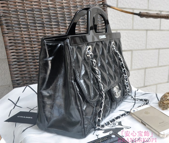 シャネル CHANEL  トートバッグ&ショルダーバッグ   ブラック A5661