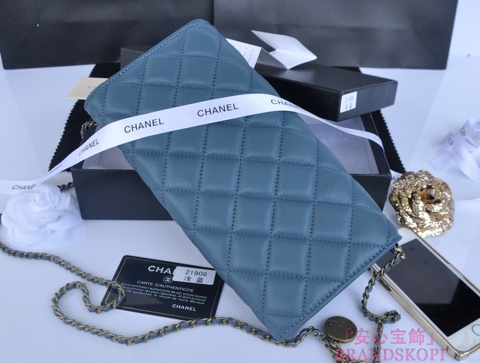 シャネル CHANEL マトラッセライン A50041-4 バッグ ショルダーバッグ レディース ライトブルー ラムスキン クラッチ