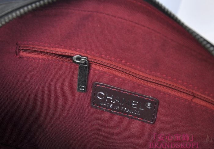 CHANEL/シャネル 金具付きチェーンショルダーバッグ 黑×シルバーアンティーク  A67824
